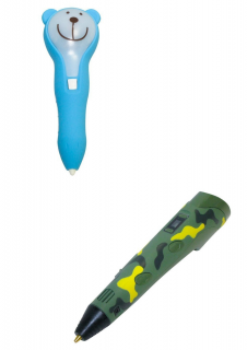 Pero pro 3D tisk 1+1 Barva: Kamufláž (dospělý) + Modrá (dítě)