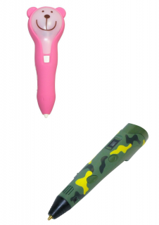 Pero pro 3D tisk 1+1 Barva: Kamufláž (dospělý) + Růžová (dítě)
