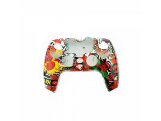 PS5 Game Handle Electroplating Hard Shell Camouflage Red