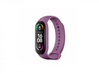 Řemínek pro Xiaomi Mi Band 5/6/7  RŮZNÉ MOTIVY Barva: Fialová