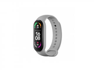 Řemínek pro Xiaomi Mi Band 5/6/7  RŮZNÉ MOTIVY Barva: Šedá