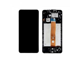 Samsung Galaxy A12 Nacho A127 LCD + Touch + Frame Black (Service Pack)