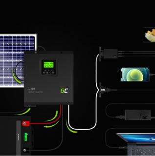 Výhodné solární sety Napětí: 12V, Varianta sety: Solární střídač, Varianta baterií: AGM trakční 100Ah