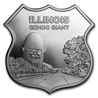 Icons of Route 66 Illinois Gemini Giant 1 oz