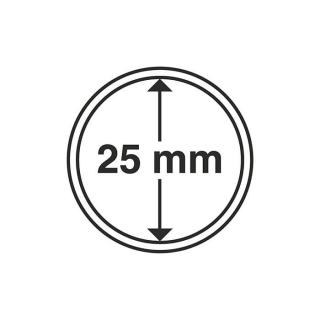 Kapsle na minci 25 mm