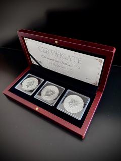 Královská sada 3 x 1 oz Britannia 2023 BU