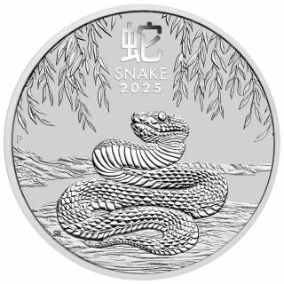 Lunární série III 2025 Rok hada 1 oz stříbra