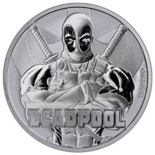 MARVEL Stříbrná mince Deadpool 1 oz 2018
