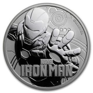 MARVEL Stříbrná mince Ironman 1 oz 2018