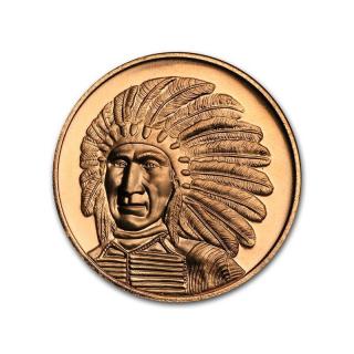 Měděná mince 1 oz Buffalo Liberty