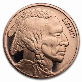 Měděná mince 1 oz Buffalo Liberty