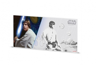 Stříbrná bankovka Luke Skywalker Star Wars: Nová naděje 5g