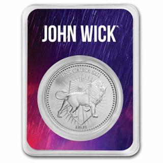Stříbrná medaile 1 oz John Wick Continental v kartě 2022
