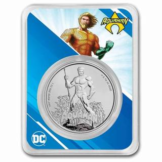 Stříbrná mince 1 oz Aquaman DC Comics 2022