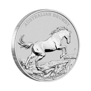 Stříbrná mince 1 oz Australian Brumby Horse 2021