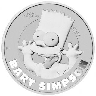 Stříbrná mince 1 oz Bart Simpson 2022 BU