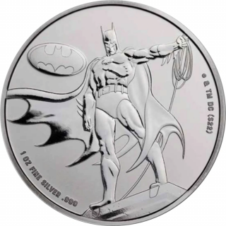 Stříbrná mince 1 oz Batman DC Comics 2023 BU TEP