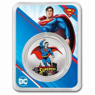 Stříbrná mince 1 oz  BATMAN DC Comics 2023 Kolorovaná Tep