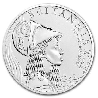 Stříbrná mince 1 oz Britannia Limitovaná edice 2021 BU