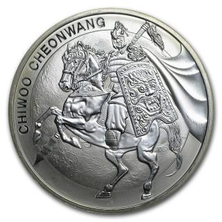 Stříbrná mince 1 oz Chiwoo Cheonwang Jižní Korea 2017