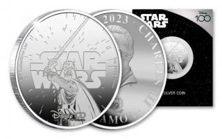 Stříbrná mince 1 oz Darth Vader Proof v kartě