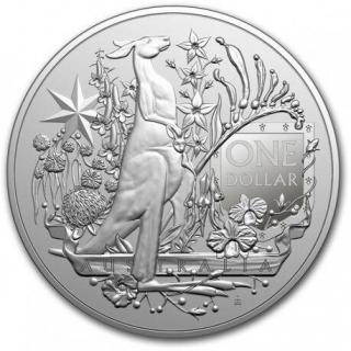 Stříbrná mince 1 oz Erb Austrálie 2021