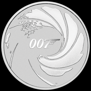 Stříbrná mince 1 oz James Bond 007 2020