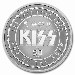Stříbrná mince 1 oz KISS 50. výročí BU 2023 TEP