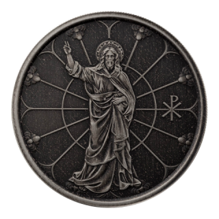 Stříbrná mince 1 oz Kristovo světlo 2022 Ostařená
