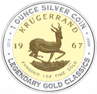 Stříbrná mince 1 oz Krugerrand
