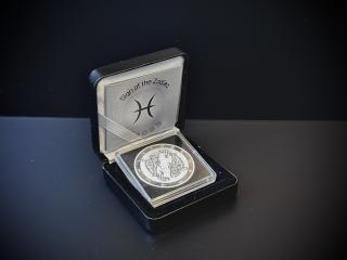 Stříbrná mince 1 oz Ryby Zodiac Limitovaná edice