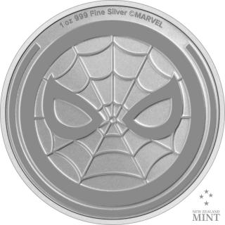 Stříbrná mince 1 oz Spiderman Marvel 2023