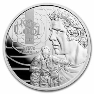 Stříbrná mince 1 oz Steve Mcqueen The King of Cool 2021