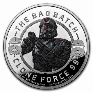 Stříbrná mince 1 oz The Bad Bach Hunter Star Wars 2022