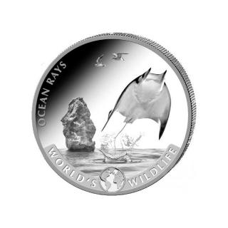 Stříbrná mince 1 oz Velryba World´s Wildlife 2020 BU