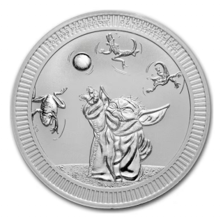 Stříbrná mince 1oz - Star Wars - The Baby Yoda