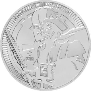 Stříbrná mince Darth Vader Star Wars 1 oz 2019