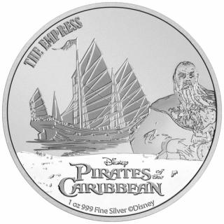 Stříbrná mince Disney Piráti z Karibiku - Císařovna 1 oz 2021