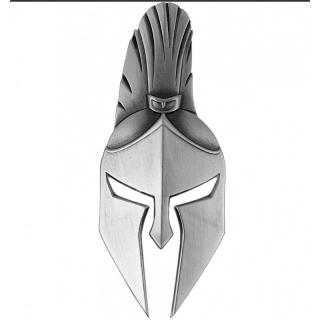 Stříbrná mince Fiji  Ancient Warriors Spartan Mask 2 oz 2021 ostařená