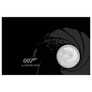 Stříbrná mince James Bond 007 v kartě 1 oz 2020