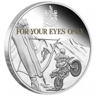 Stříbrná mince James Bond For Your Eyes Only 40. výročí 1 oz 2021 Proof