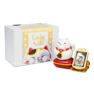 Stříbrná mince Lucky Cat 1 oz 2018 Proof