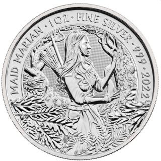 Stříbrná mince Maid Marian Mýty &amp; Legendy 1 oz 2022