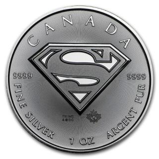 Stříbrná mince Maple Leaf Superman 1 oz 2016