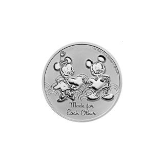 Stříbrná mince Mickey &amp; Minnie Mouse 1 oz 2020
