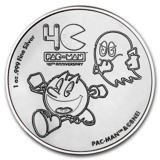 Stříbrná mince PAC-MAN 40th výročí 1 oz 2020