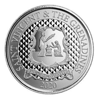 Stříbrná mince St. Vincent &amp; grenadines východní Karibik č. 6/8 1 oz 2020