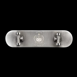 Stříbrný Skateboard 1oz 3D Model 2023