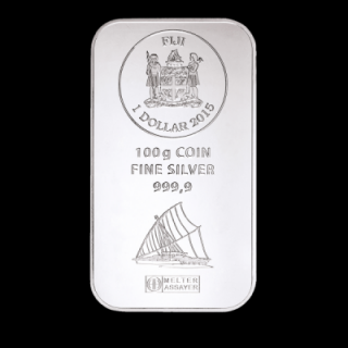 Stříbrný slitek 100 g Argor Heraeus Fiji
