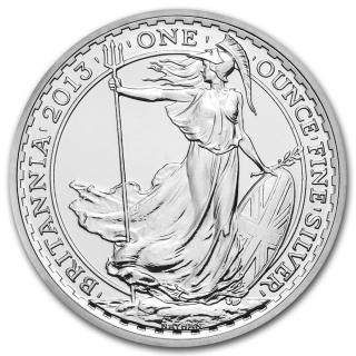 The Royal Mint Stříbrná mince Britannia 1 oz 2013 BU